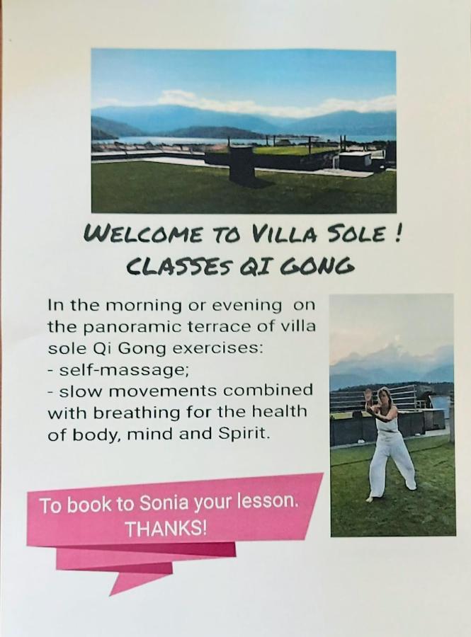 Villa Sole Colico Bagian luar foto